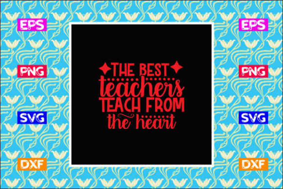 Teacher SVG Design: A Heartfelt Choice for Real Embroidery Projects