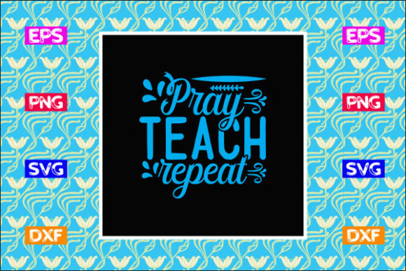 Teacher SVG Design: Pray Teach Repeat – A Practical Review for Real Embroidery Projects